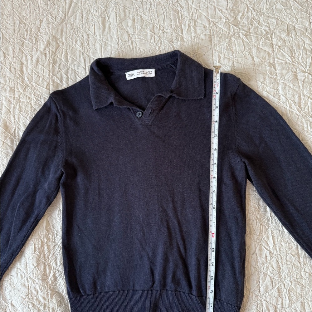 Zara V-Neck Black Sweater